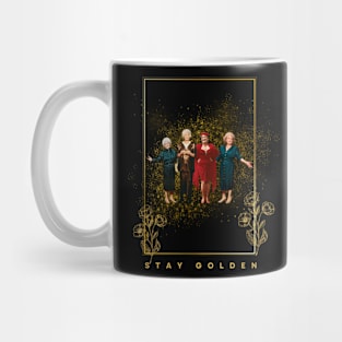 Stay golden vintage colorful golden Girls design Mug